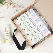 예쁜 천연 비누 감사 답례품 친환경 포장 선물 박스 세트 메이썸 에코솝 60ml 5개, 60ml x 5개