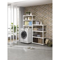 슈랙엣홈 철제선반 조립식앵글 베란다 세탁기 건조기랙 펜트리 튼튼한 무볼트랙 [가로800], 블랙앵글+양면합판, 600, 2100x3단 책상/세탁기