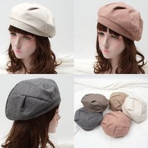 오너굿 모직 베레모[S1294-교차절개]모자 빵모자 헌팅캡