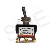 WJT-6210C 6P 2단스위치 12파이 토글스위치 250V 6A, 1개