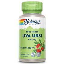 [2병]Solaray 솔라레이 우바 우르시 uva ursi 460mg 100캡슐X2병