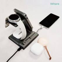 초고속 무선충전기 워치 에어팟 충전 거치대 탁상용, 갤럭시워치_IQW-6100