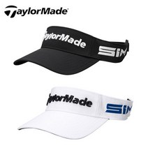 테일러메이드 (TaylorMade) 정품 남성용 2020 신상품 퍼포먼스 레이더 어드저스터블 골프 바이져, 1블랙