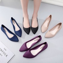 여성 데일리 젤리 슈즈 쿠션 발안아픈 구두 신발