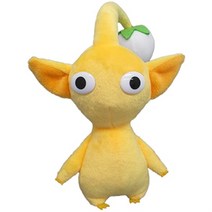 바위 피크민 PK04 락 봉제인형 높이 18cm, 노랑 피크민