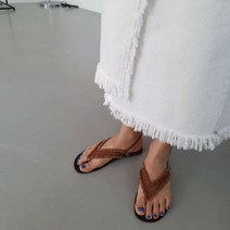 기니 둥근코 수술 쪼리 슬링백 슬리퍼KB1056