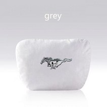 품질의 자동차 머리 받침 목 좌석 부드러운 베개 포드 머스탱 GT 2019 2018 2017 2020 350 500 코브라, grey 1PCS