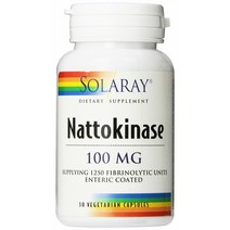 낫토 키나제 보충제 100 mg 30 개, 1개, 기본