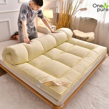 학생용침대 폭좁이 이케아 데이베드 침대 토퍼 매트리스 커버, 90x200cm 학생 침대, 사계절 10cm 베이지