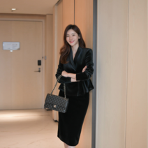 악녀일기 악녀일기 케즈 벨벳 H 스커트(5577)