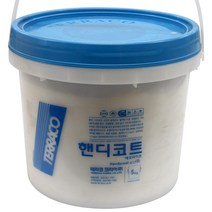 [동화오피스] 핸디코트 에코라이프 5kg / 내부 워셔블 퍼티, 1개