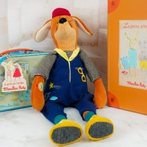 물랑로티 [물랑로티] [642757] 엘비스 강아지 인형 Les Broc`n Rolls Elvis the Dog 51cm, 단품없음