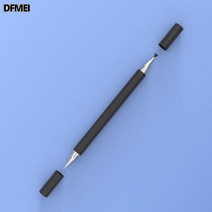터치펜 핸드폰 드로잉 태블릿 안드로이드 범용 콘덴서 터치 펜, 메탈블랙1개입//오늘만, 하나