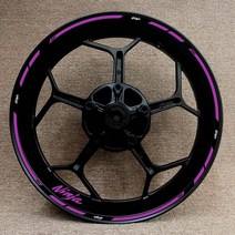 가와사키 오토바이 17 인치 휠 허브 데칼 장식 로고 닌자 125 250 300 400 650 zx-6r 10r 14r 림 반사 스티커, 19-닌자