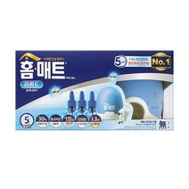 홈매트 리퀴드 코드형 훈증기 살충제 + 리필 29ml x 3p, 5세트