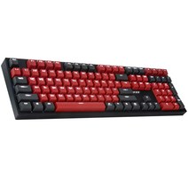 콕스 게이트론 LED 게이밍 기계식 키보드 황축, CK108 RED&GRAY S2, 레드 + 다크그레이, 레드 + 다크그레이