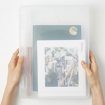 베이직 A4 서류보관 파일 케이스 회의자료 서류분류 파일철 인쇄물 유인물