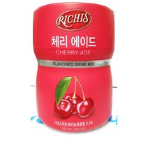 [더착한푸드]체리에이드(리치스 파우더 550g) 식자재마트 대용량 업소용 체리가루 체리음료 음료베이스 카페재료