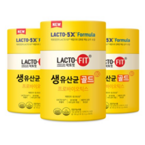 종근당건강 락토핏 생유산균 골드, 160g, 3개