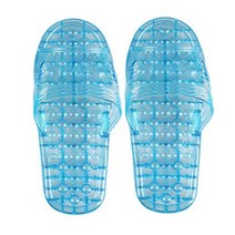 물이 바로바로 빠지는 물바로 욕실화 물빠짐 지압욕실화 투명욕실화 막힘욕실화 앞트임 앞막힘, 물바로 아동용 트임 블루