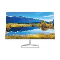 오디오 화이트 컬러의 HP M27fwa 27인치 FHD IPS LED 백라이트 모니터