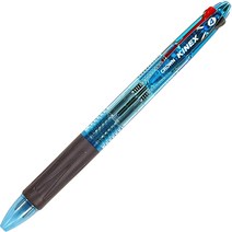 크라운 키넥스 4색 볼펜 0.7mm C4R-400 낱개 / 다색 볼펜 / 고무그립 / 부드러운 필기감, 투명