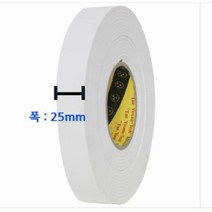 태영 EVA 폼 양면 테이프 3T 25mm x 7M - 20230318EA, 쿠팡 본상품선택