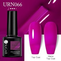 네일 폴리셔UR Sugar-네일용 젤 폴리쉬 매니큐어 7.5ML 크리스마스 반영구 베르니스 탑 코트 UV LED 컬러, 한개옵션1, 43 URN066