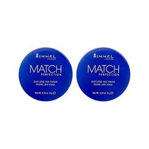 Rimmel 런던 매치 퍼펙션 루스 파우더 투명 2팩 0.45온스