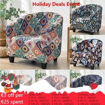 홈 쇼파커버 보헤미안 스판덱스 소파 커버 릴렉스 스트레치 싱글 인승 클럽 소파 슬리퍼 커버 거실 용 탄성 안락 의자 보호대 커버, 14. A13 Sofa Cover