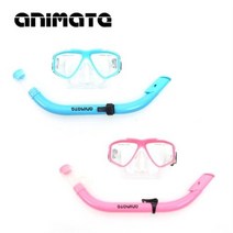 애니메이트 주니어 스노클세트 스노클링 ASS-H192, 블루_8809614231525