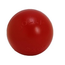 Jolly Pets Push-n-Play 볼 강아지 장난감 11.4cm(4.5인치)/스몰 레드, Red_Medium (6 in)