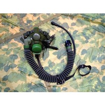 군사 잉여 중국 전투기 조종사 산소 마스크 YM-6/-9, 한개옵션0