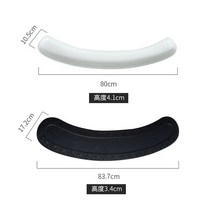 북유럽 고급 플레이팅 접시 모던 감성 도자기 헤어테일 디너 생선 창의적인 Coilia Ectenes 장어 레스토랑 고기 플레이트, 5.80cm plate blackbase