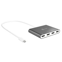 넥스트 USB C타입 4포트 HDMI 어댑터 화면확장 모니터 분할기능, 실버