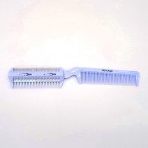 강아지 엉킨털제거 레자빗 컷트브러쉬 펫카소 머리칼, 블루, 1개