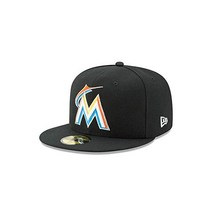뉴에라 mlb모자 마이애미 말린스 New Era 59FIFTY Miami Marlins 2017 Authentic Collection On Field Home Cap Size 8