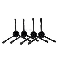 전체 커버 디자인 mop for xiaomi mi 로봇 vacuum-mop mijia 1c 2c 1t stytj01zhm dreame f9 dry wet mop cloth part, 4 bk 브러시