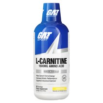 GAT 카르니틴 엘카르니틴 판토텐산칼슘 고함량 마시는 액상 레몬블라스트맛 473ml, 레몬블라스트