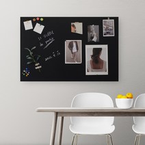 (사은품 증정 이벤트)벽에 붙는 국산 소형 중형 아크릴 홈보드 붙이는 투명 컬러 롤칠판 접착 칠판 보드판 시트지 사무실 게시판 가정용 낙서 화이트보드, 옐로우, 중 (2M/0.25mm), B세트(투명접착제)