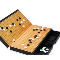 바둑판세트 바둑두는법 알까기 명인랜드 자석식 중형 바둑, 단일