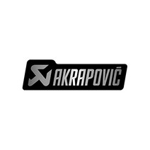 AKRAPOVIC (아크라포비치) 내열 소음기 스티커 135x40mm 알루미늄 P-HST4ALMONO
