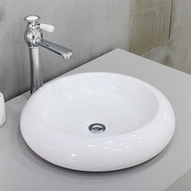 YJ-9038 도기볼세면기 탑볼세면기세면대 세면기 세면볼 도기볼, CH 엔틱블랙 유리볼 자동폽업, I트랩(바닥배수)