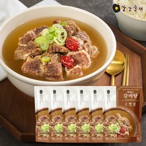 강강술래 훔채움 뼈없는갈비탕, 6개, 600g