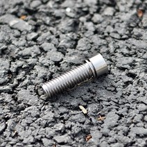 두발킥보드 익스트림 스쿠터 스포츠 스케이트보드 익스트림 스쿠터 bmx 자전거 전문 스쿠터를 고정하는 티타늄 합금 내부 육각 나사, 티타늄 실버