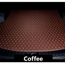 차량용 인테리어 소품 자동차 트렁크 매트 카고 라이너 인테리어 액세서리 커버 지프 컴퍼스 2007, 04 Coffee