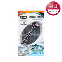 쉬크 쿼트로4 티타늄 면도날8일+면도기, 쿼트로4 티타늄 면도날8일+면도