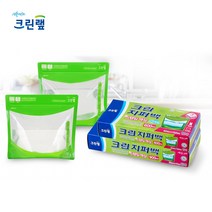 크린랩 크린 지퍼백 스탠딩 액상용 대형 900ml 1개/3개/5개, 대형 900ml 10매 x1개