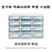 주얼리 악세사리 투명 수납함, 1개