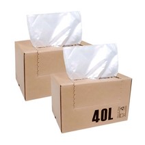 (에스디) 사각롤형 쓰레기봉투/분리수거 비닐봉투, 40L, 2개